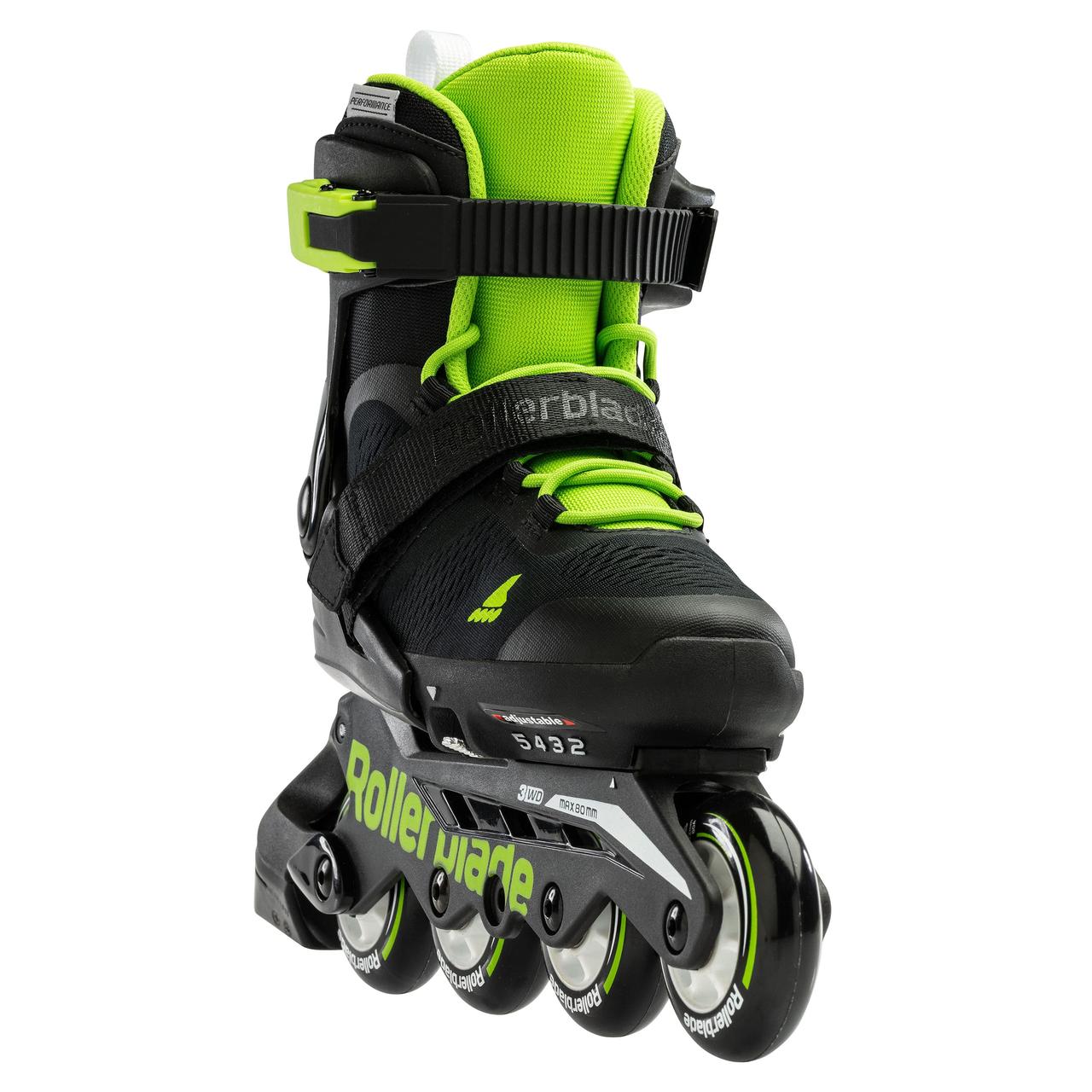 Детские ролики - Rollerblade Microblade Black/Green — изображение 6