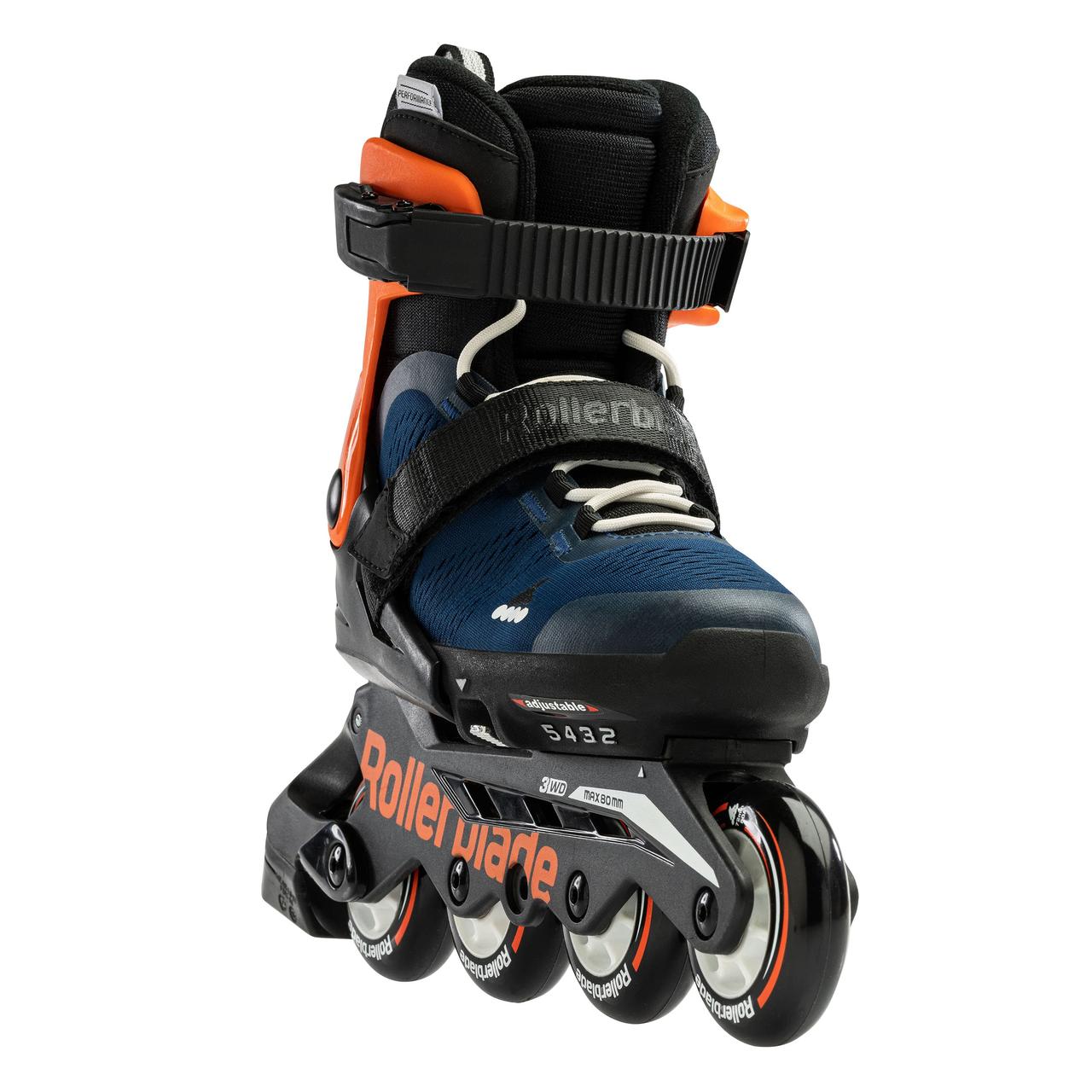 Дитячі Ролики - Rollerblade Microblade Black/Orange Cube - Зображення 4