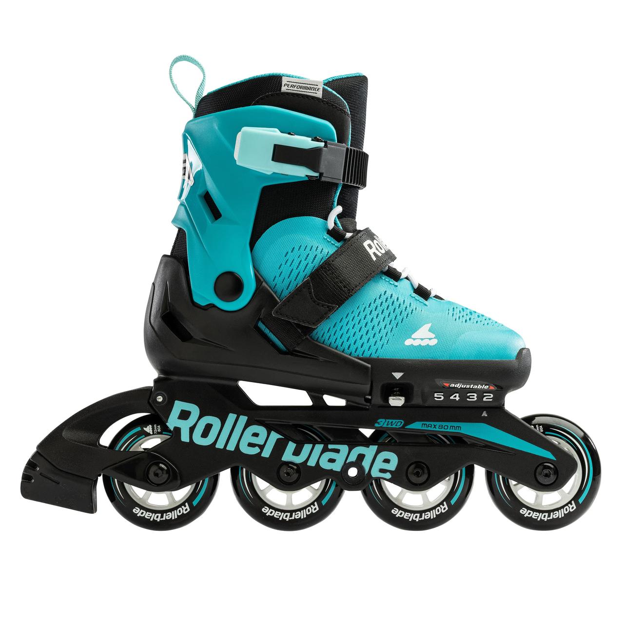 Дитячі ролики Rollerblade - Microblade Aqua/black - Зображення 3