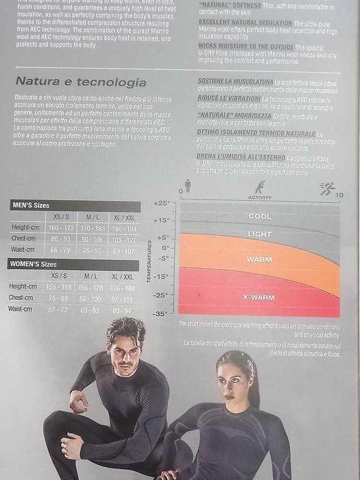 Чоловіча термофутболка з довгим рукавом Accapi Ergowool, Iron/Black - Зображення 5