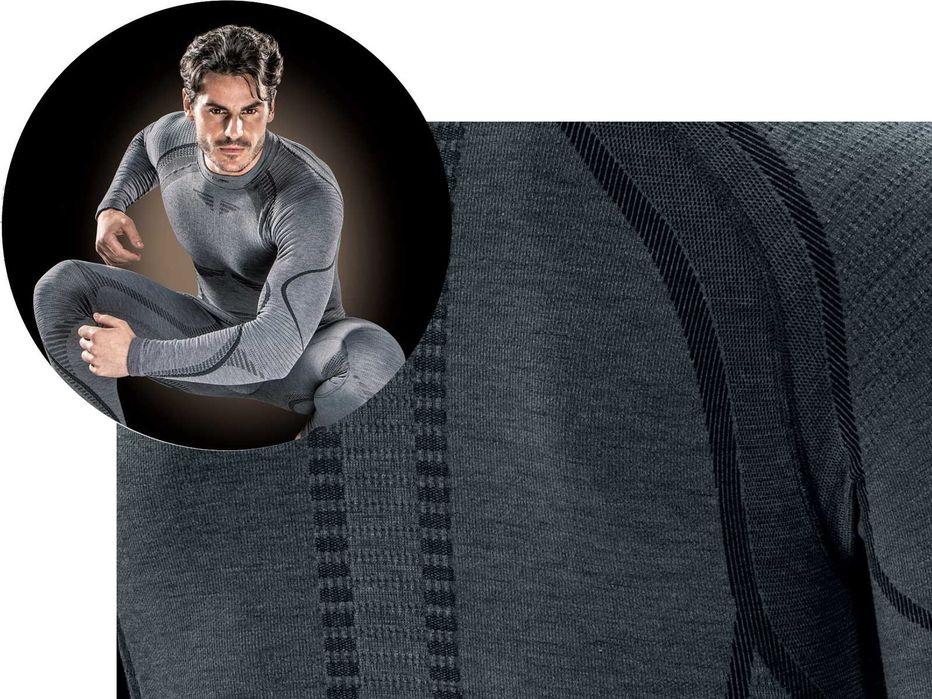 Чоловіча термофутболка з довгим рукавом Accapi Ergowool, Iron/Black - Зображення 4