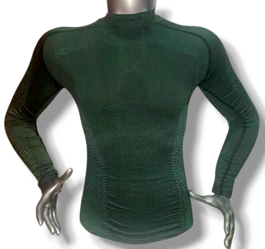 Чоловіча термофутболка з довгим рукавом Accapi Ergoracing, Military/Black - Зображення 8