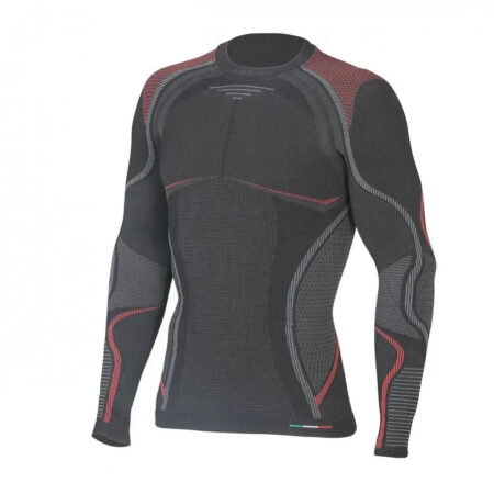 Чоловіча термофутболка з довгим рукавом Accapi Ergoracing, Black/Red