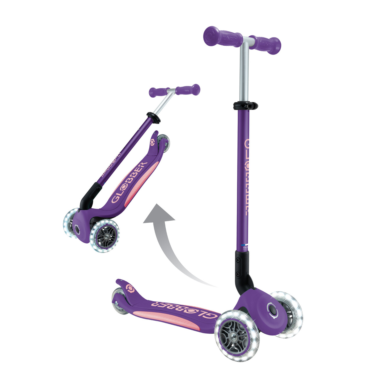 Самокат Globber - Elite Lights Purple - Зображення 4