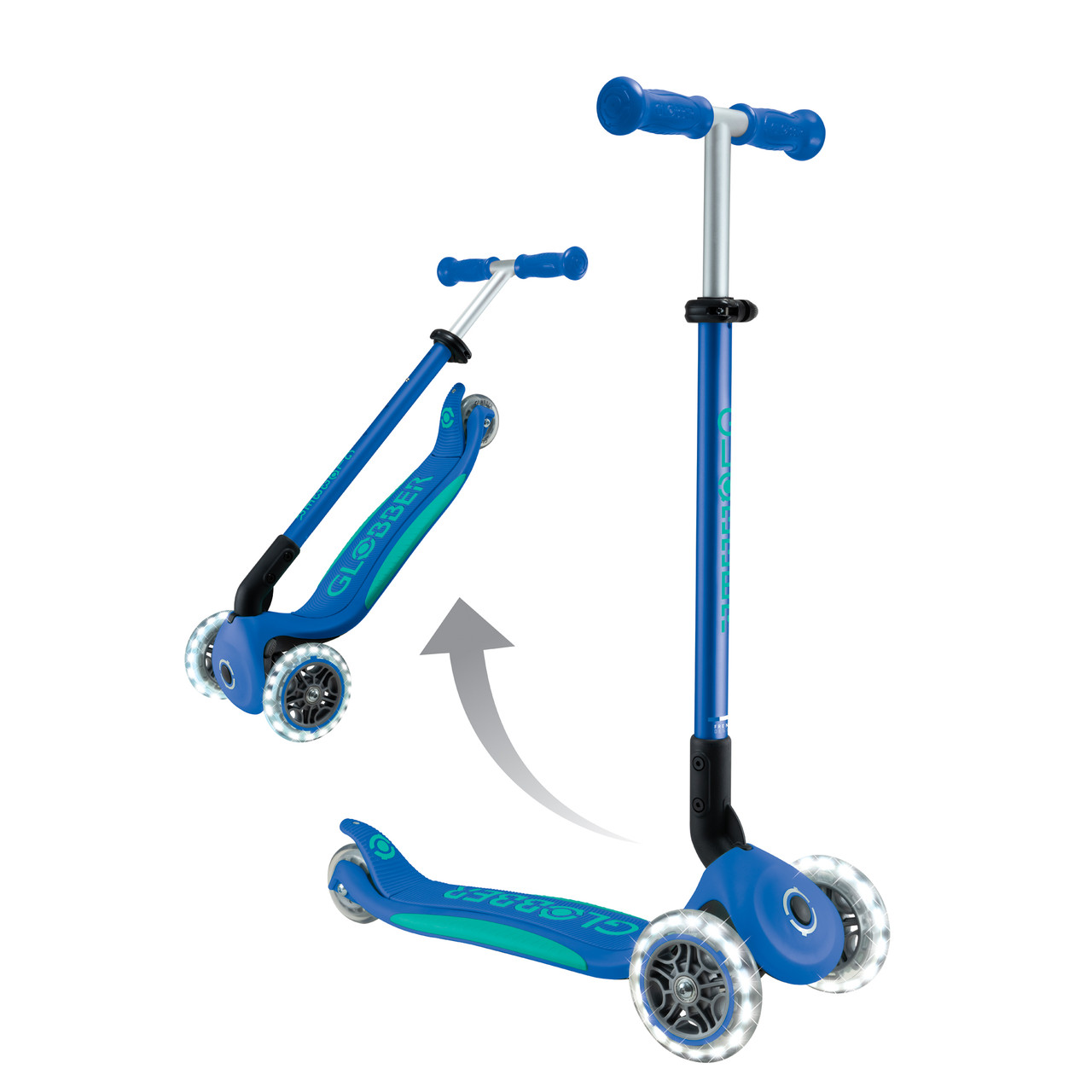 Самокат Globber - Elite Lights Navy Blue - Зображення 5