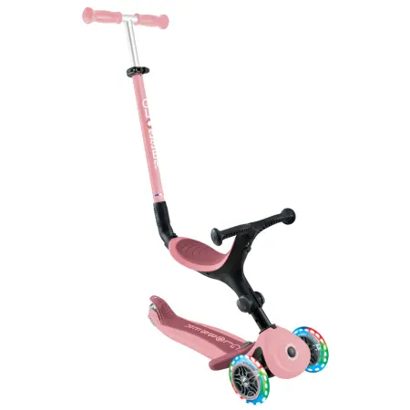 Самокат Globber - Go Up Active Lights Pastel Pink
