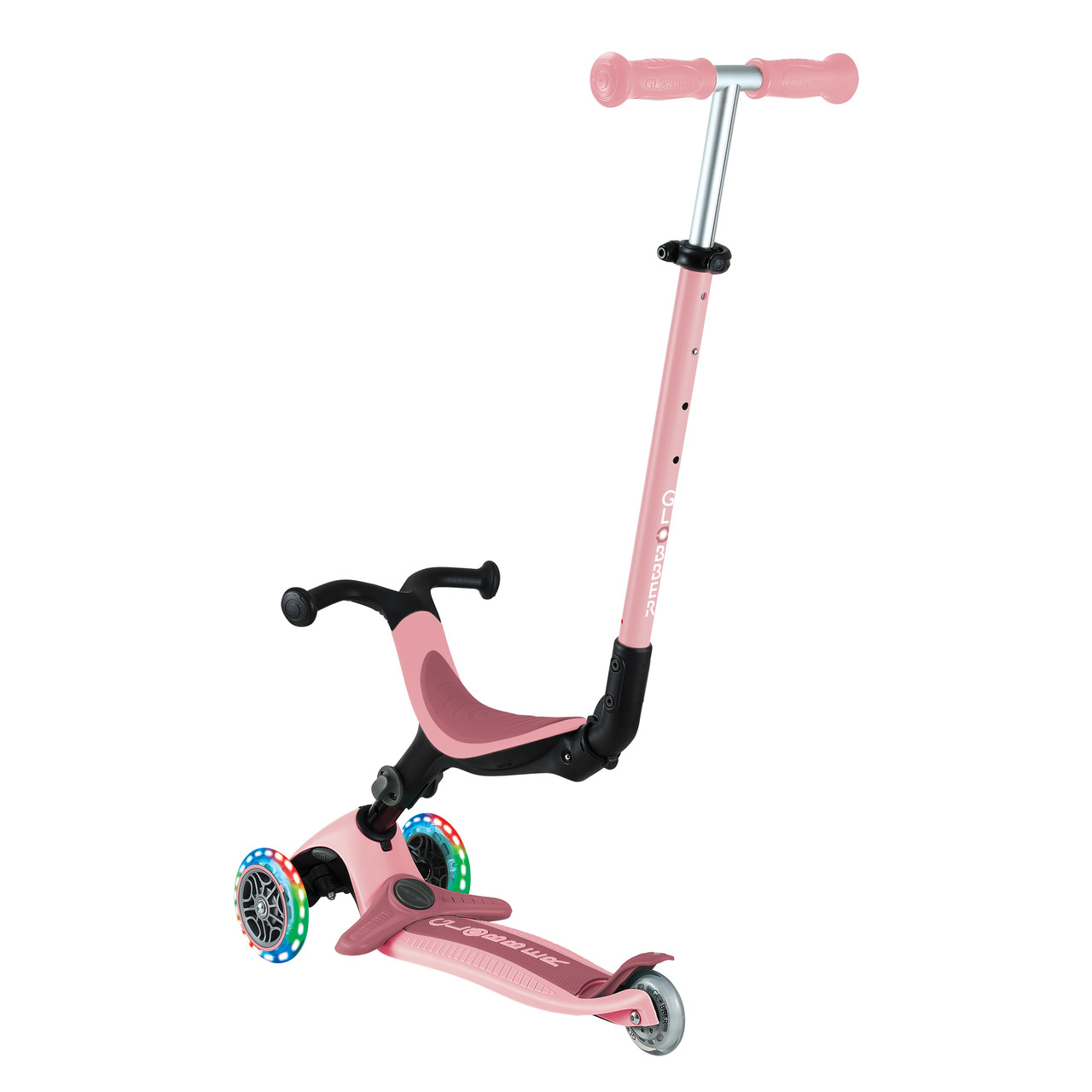 Самокат Globber - Go Up Active Lights Pastel Pink - Зображення 3