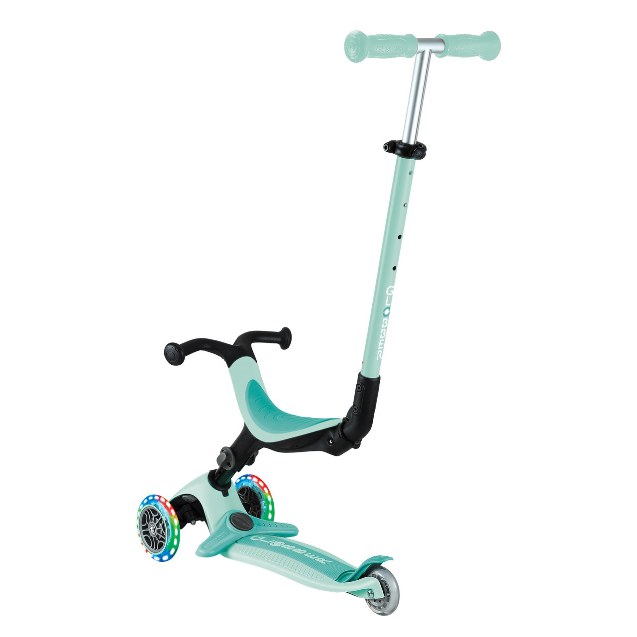 Самокат Globber - Go Up Active Lights Mint - Зображення 4