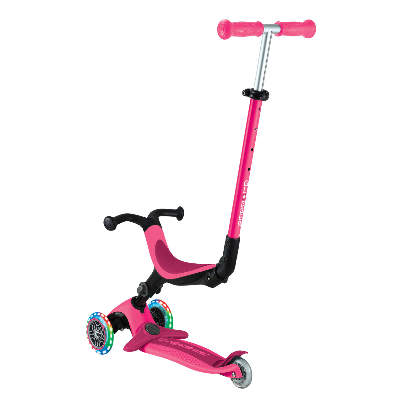 Самокат Globber - Go Up Active Lights Fuchsia - Зображення 3