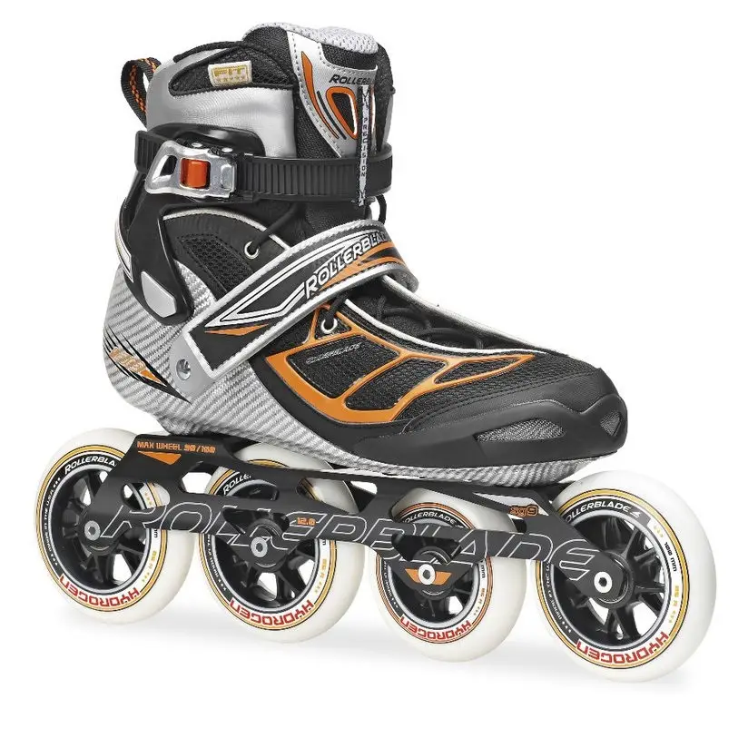 Роликовые коньки- Rollerblade Tempest 100 silver/orange