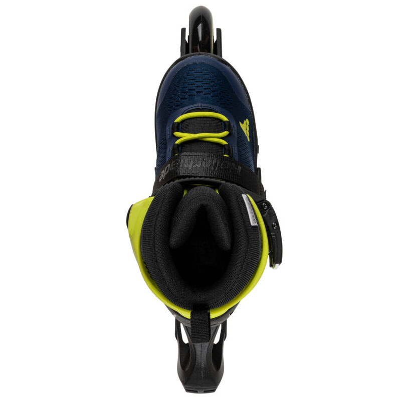 Детские ролики – Rollerblade Microblade 3WD Blue/Lime — изображение 5