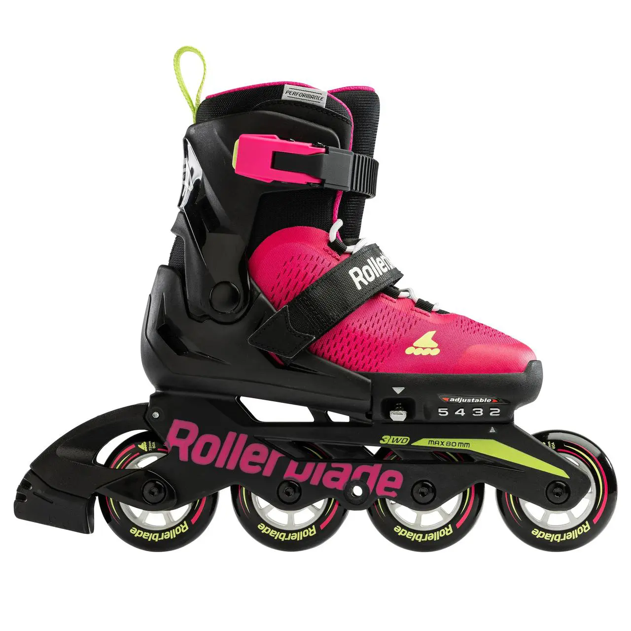 Детские ролики Rollerblade – Microblade Pink/Green — изображение 3