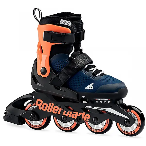 Детские Ролики – Rollerblade Microblade Blue/Orange — изображение 2