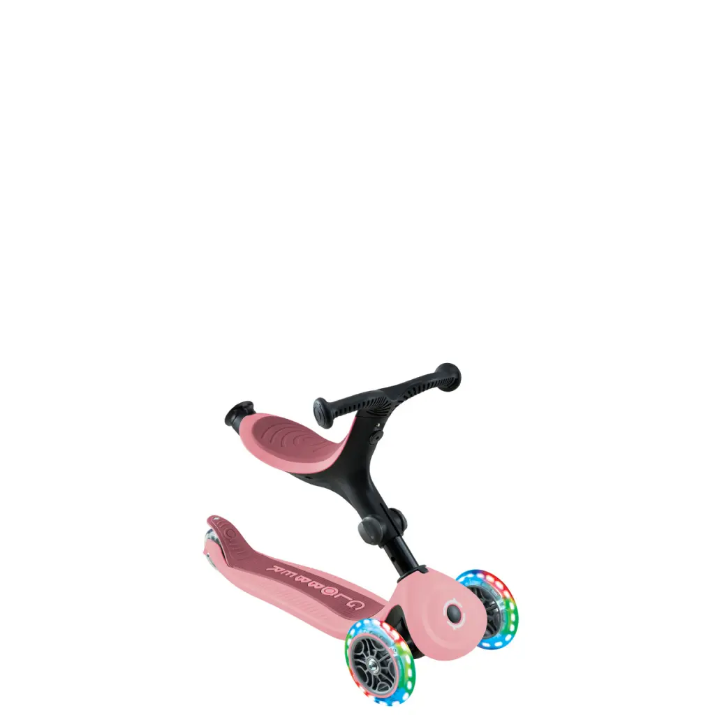 Самокат Globber - Go Up Active Lights Pastel Pink — изображение 7