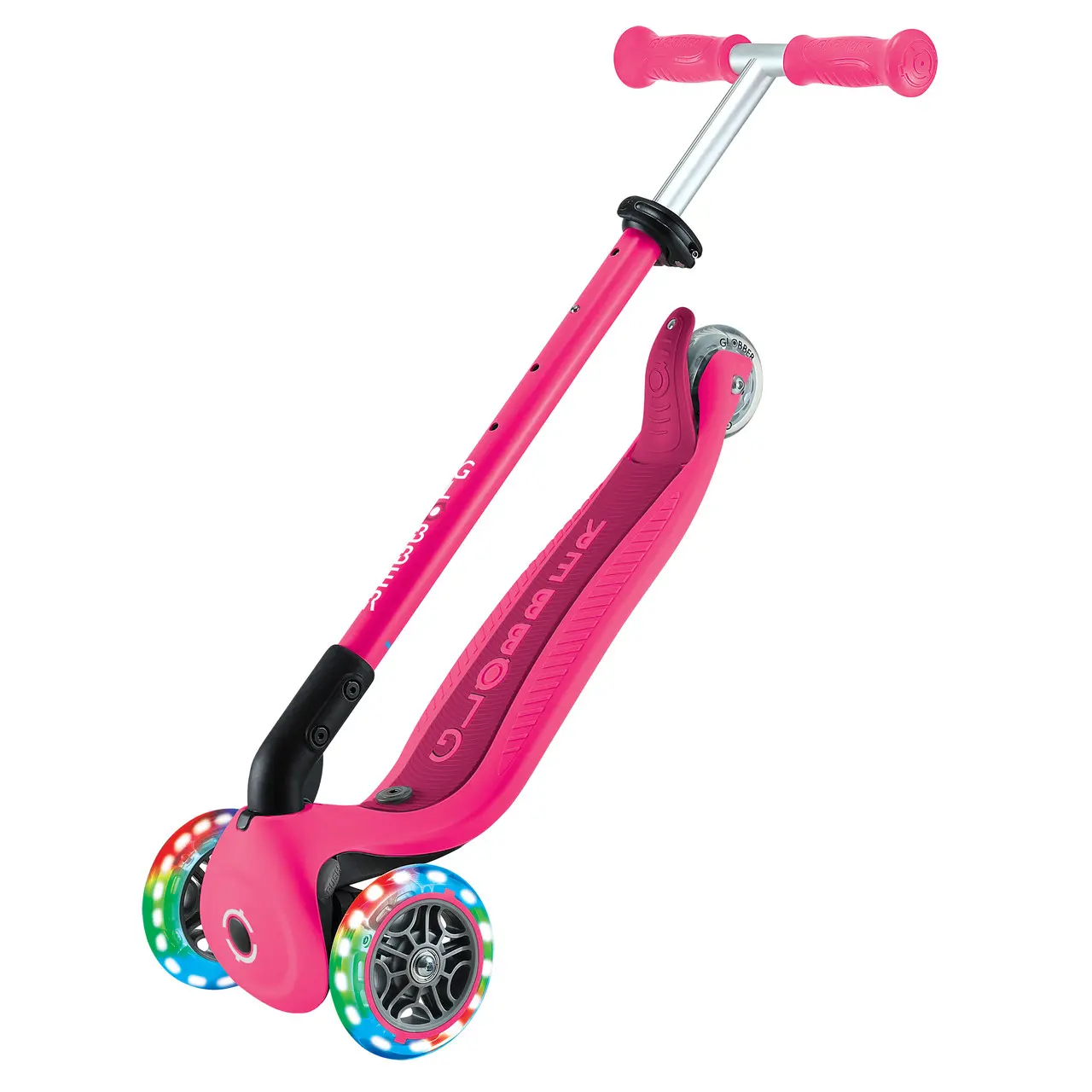 Самокат Globber - Go Up Active Lights Fuchsia — изображение 6